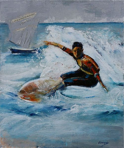 Surfeur ppar Andr&eacute;e Douguet