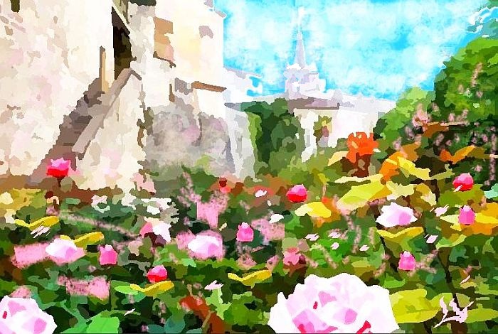 Jardin du Sultan &agrave;  Bazas par Laura Voolu
