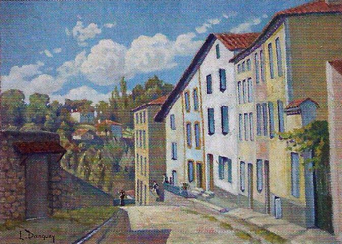 Rue St-Martin Bazas par Louis Darquez