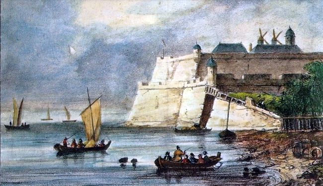 Citadelle de Blaye au 18e si&egrave;cle