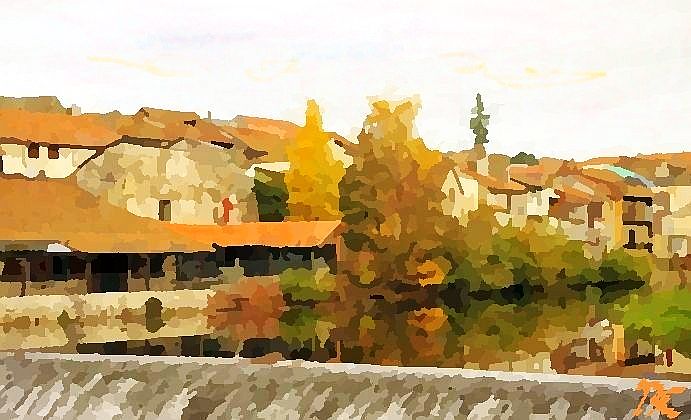 CHute sur la Jordanne à Aurillac par Dan Kopel
