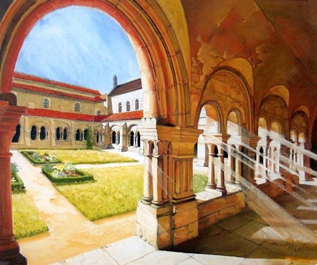 Abbaye de Fontenay par Alexandra Domnec