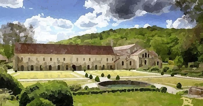 Abbaye de Fontenay par  Dan Kopel