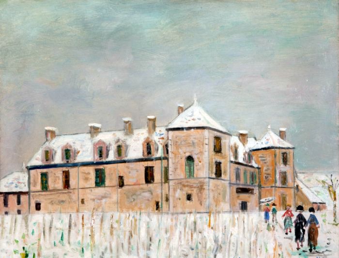 Ch&acirc;teau du Clos de Vougeot par Maurice Utrillo