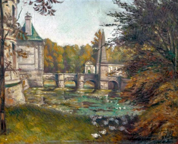 Chateau de Tanlay par Emile Bernard