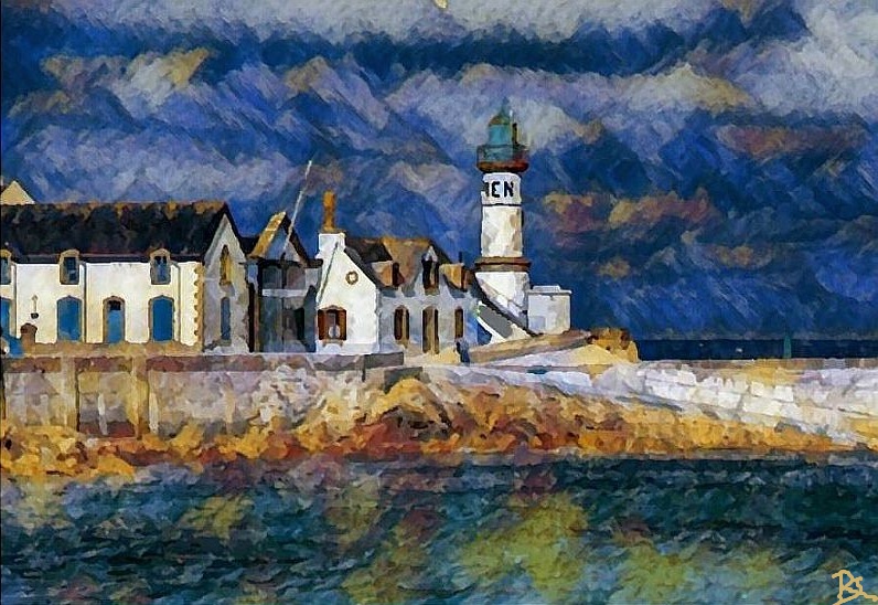 Ile de Sein, le phare  par Dan Kopel