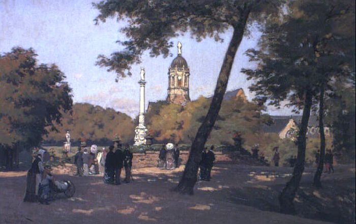 La promenade de Rennes par Henri Saintin