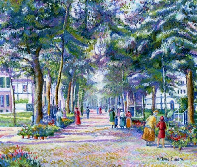 Boulevard B&eacute;ranger &agrave; Tours par Hugues Claude Pissaro