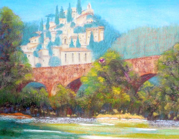 La Roque-sur-C&egrave;ze par Genevi&egrave;ve Fraysse