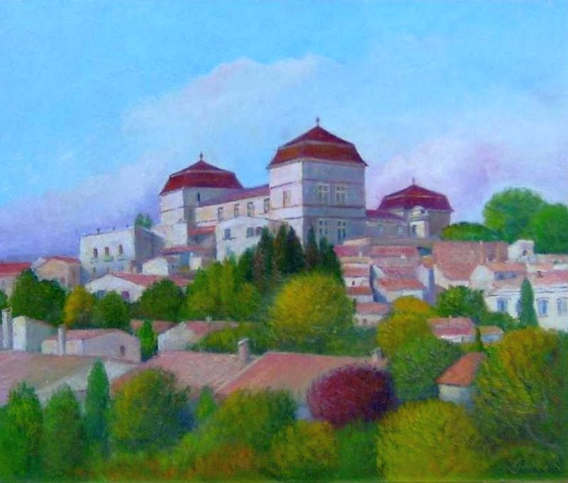 Ch&acirc;teau de Castries par Roger Guardia