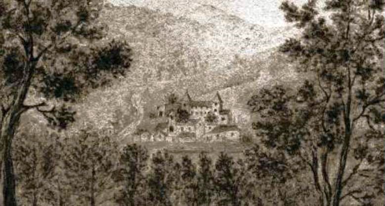 Ch&acirc;teau de Pardailhan vers 1825