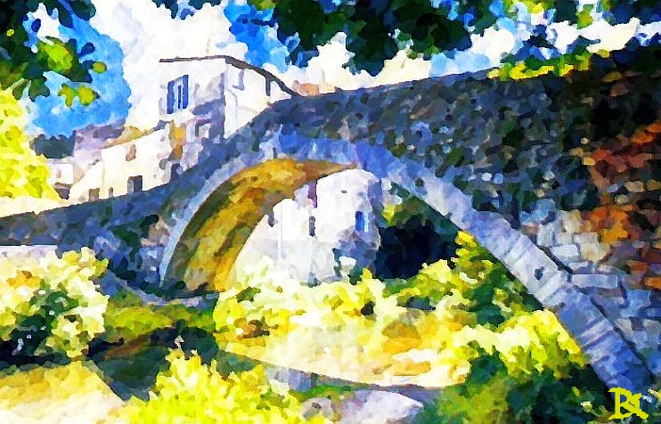 Lod&egrave;ve, pont Montifort par Dan Kopel