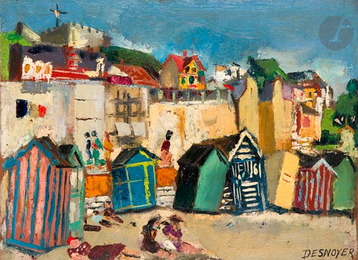 Plage  de la corniche et fort Richelieu S&egrave;te par Fran&ccedil;ois Desnoyer