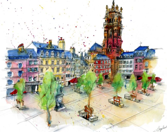 Rodez par Caroline Angelard