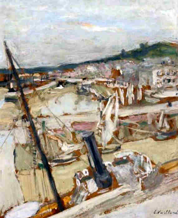 Le port de Honfleur par Edouard Vuillard