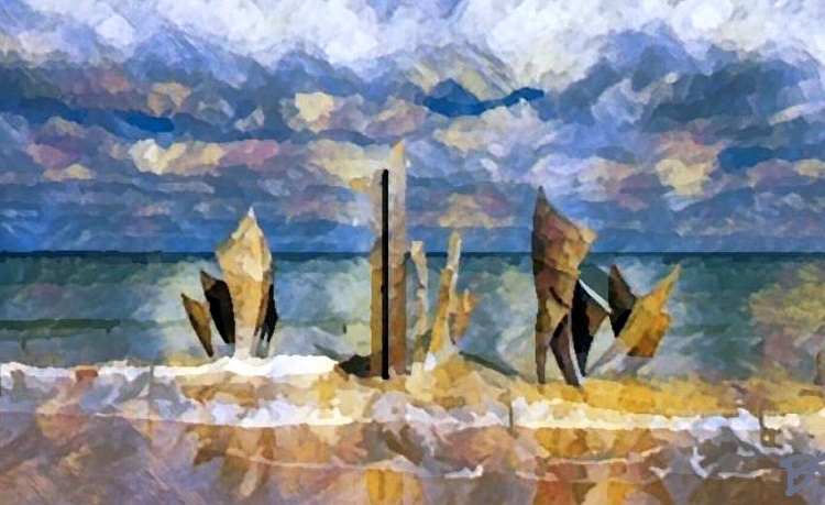 Omaha beach par Dan Kopel
