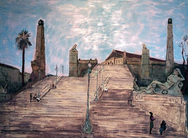 Marches gare St-Charles Marseille par Julien Sol&eacute;
