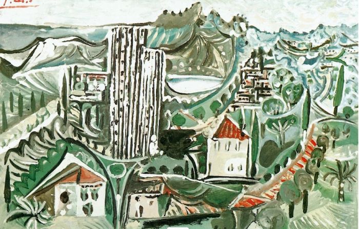 Landscape Mougins by Pablo Picasso