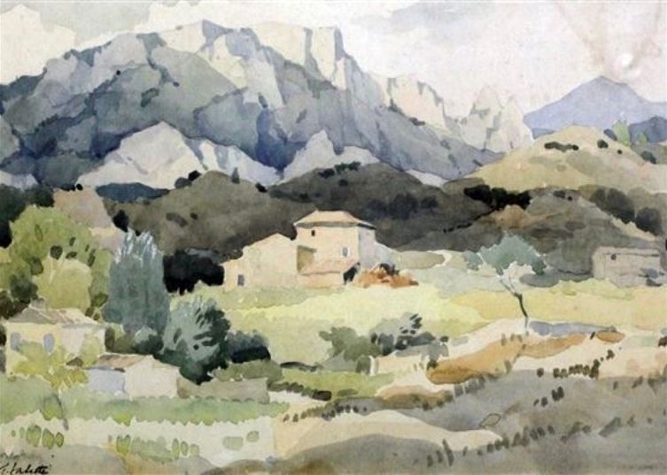 Sisteron par Paul Signac