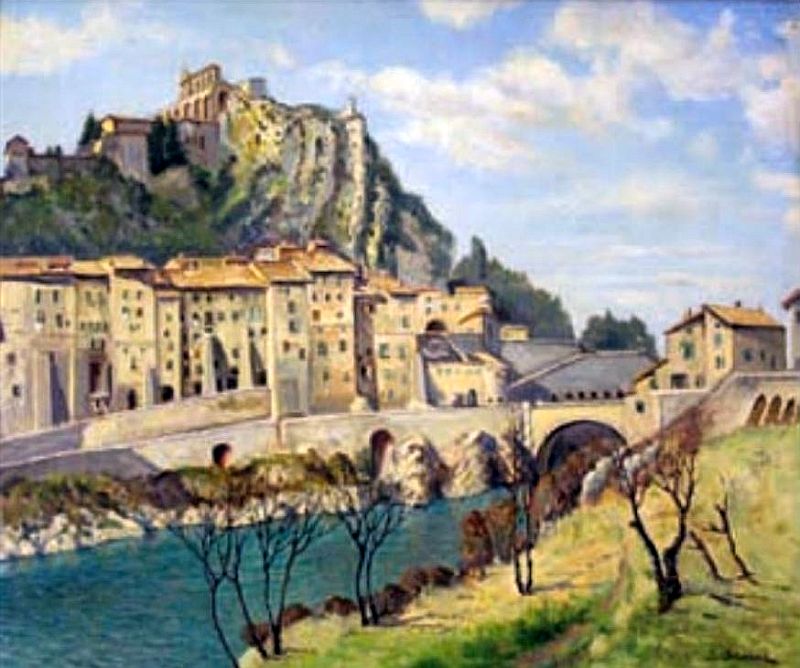 Sisteron par Paul Signac