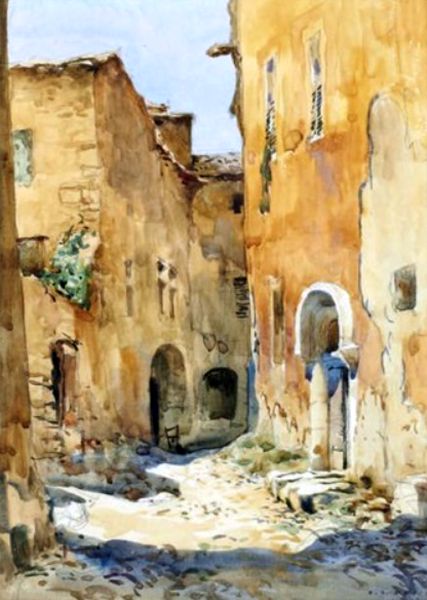 Maison Jaune par Gustav Mossa