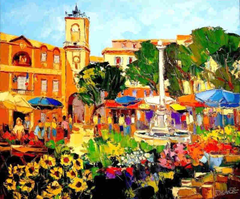 March&eacute; aux  fleurs &agrave; Aix-en-Provence par Alain Demarte