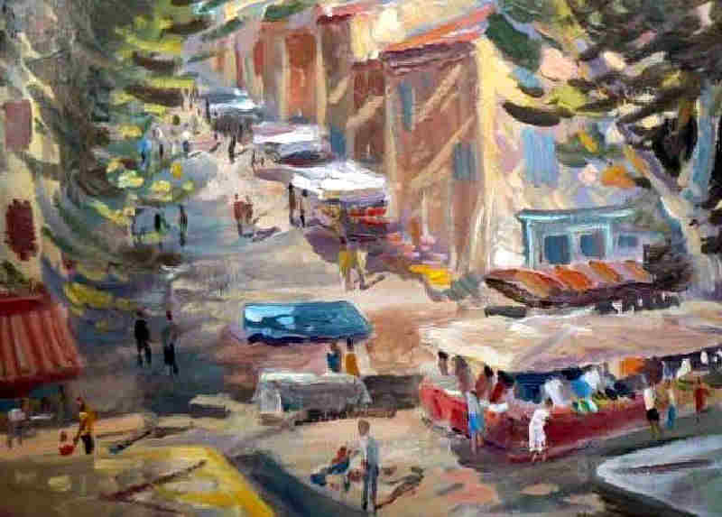 Foire &agrave; Trets par Fran&ccedil;ois Jaujard