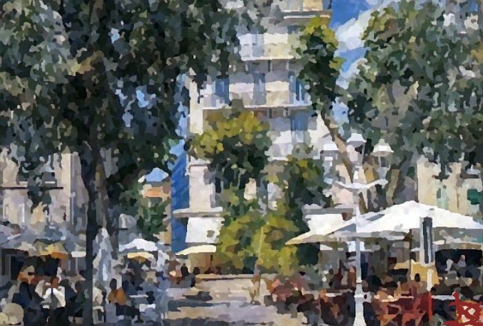 Fontaine place Puget &agrave;  Toulon par Dan Kopel