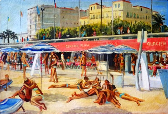 Plage  St-Rapha&euml;l par Henri- Eisenberg