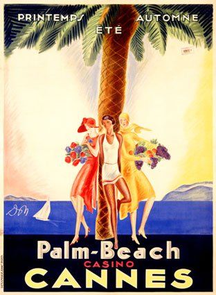 Affiche Le Palm Beach Cannes