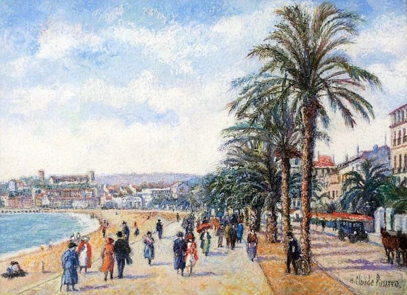 La Croisette au Carlton par Claude Pissaro