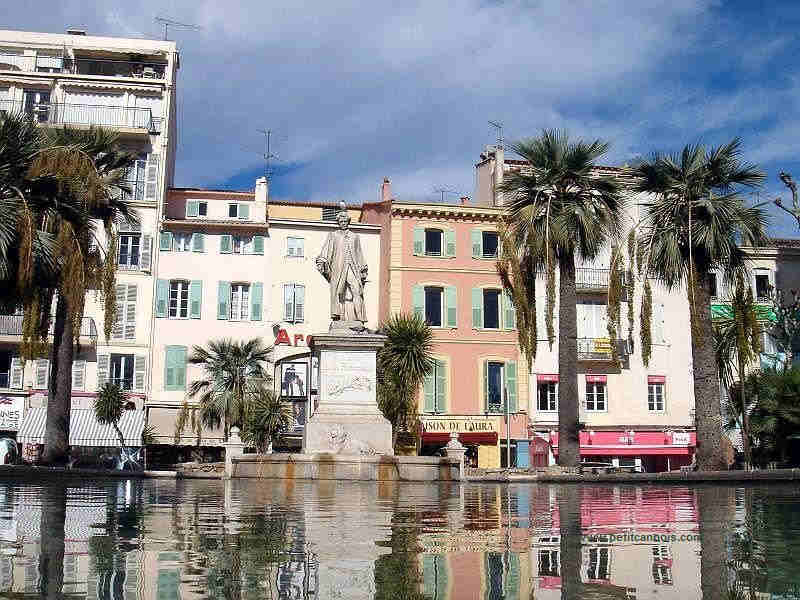 Bassin de l'all&eacute;e  Charles deGaulle &agrave; Cannes