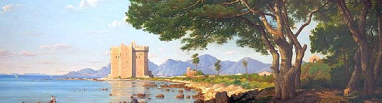 ile de St-Honorat et le fort 19e