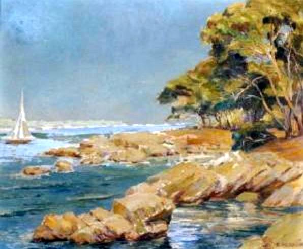 &icirc;le St-Honorat par Gaston Plotin