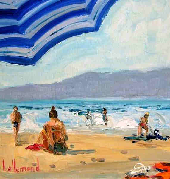  la  plage &agrave; Cannes par Daniel lallemand