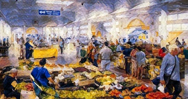 Au march&eacute;  Forville par Dan Kopel