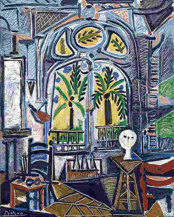 Le studio &agrave; Cannes par Pablo Picasso