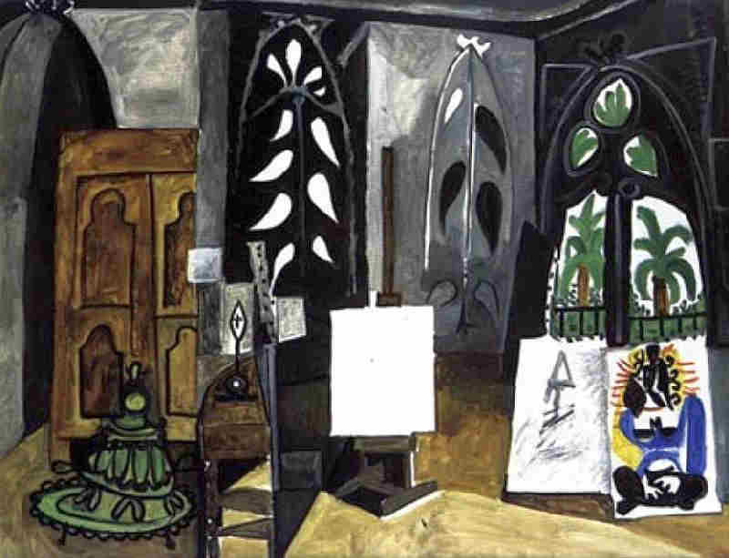 Le studio &agrave; Cannes par Pablo Picasso