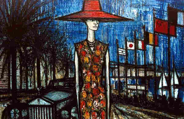 Annabel  au  festival de Cannes  par Bernard Buffet