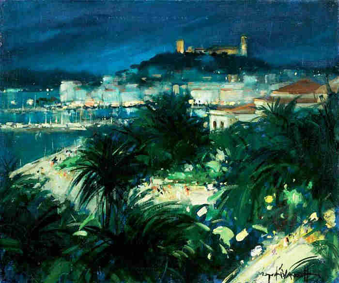 Cannes la  nuit Serge Kislakoff