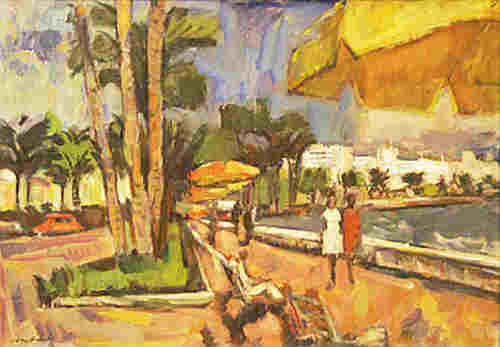 La Croisette, Cannes by Andrew Mc Vincent