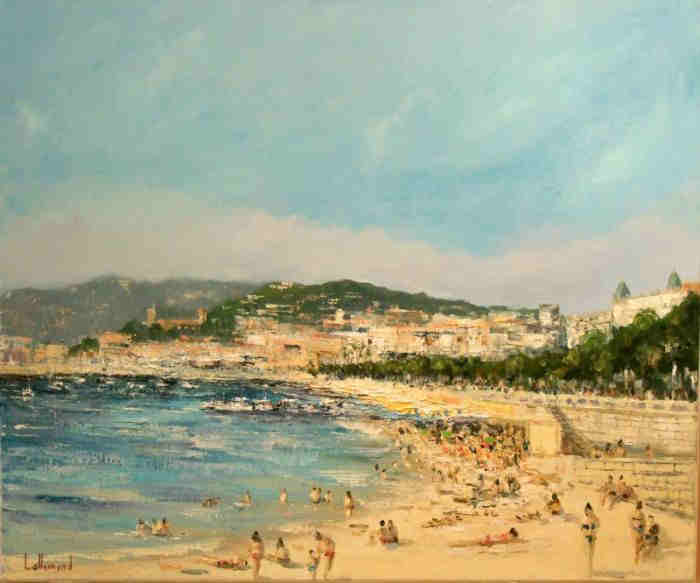 Plage, croisette et Suquet &agrave; Cannes par Daniel Lallemand