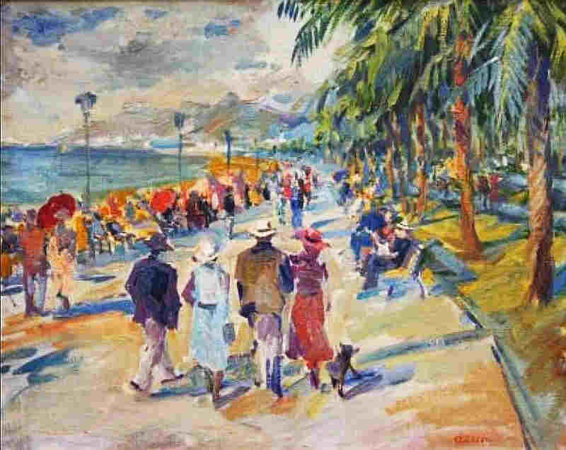 La Croisette &agrave; Cannes par Lucien Adrion