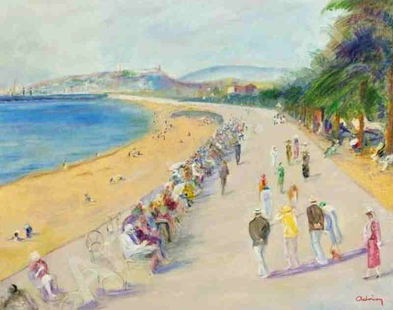 La  croisette &agrave; Cannes par Lucien Adrion