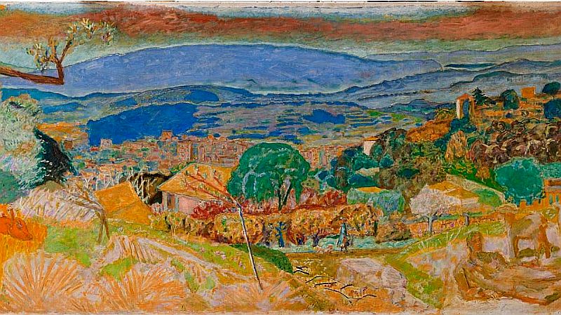 Paysage au Cannet par Pierre Bonnard