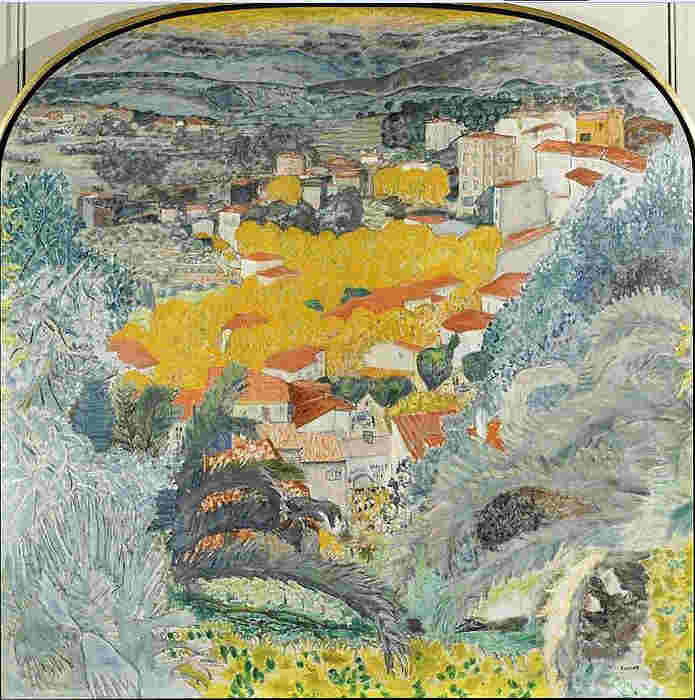 Paysage au  Cannet par Pierre Bonnard