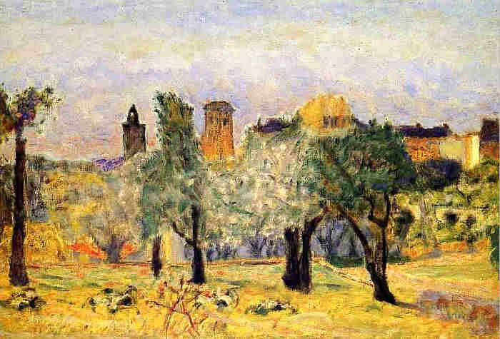 Paysage du Cannet par Pierre Bonnard