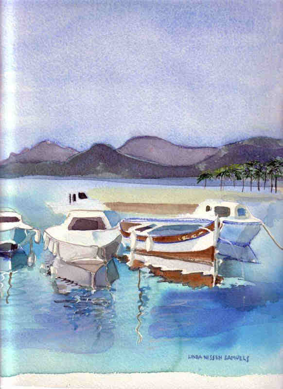 Port Canto &agrave; Cannes par Linda Nissen Samuels