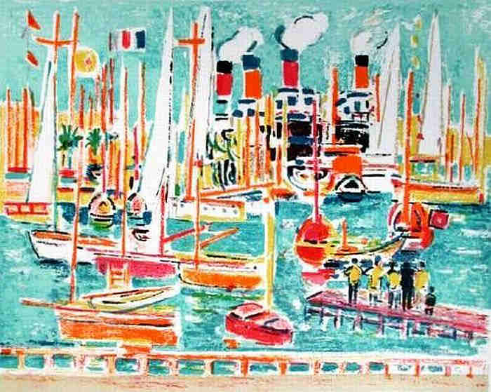 Port de Cannes par Robert Savary 