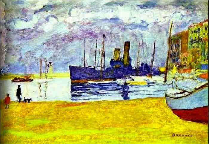 Le port de Cannes par Pierre Bonnard